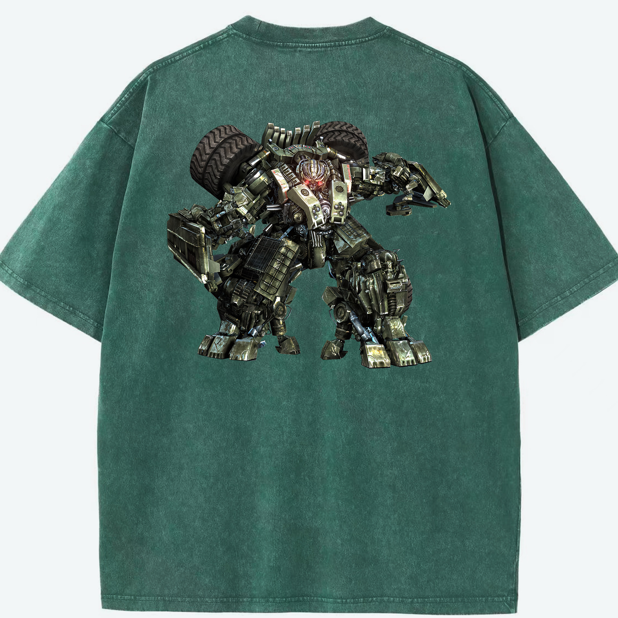 （画像用） Transformers トランスフォーマー 綿100% ヴィンテージ風 半袖Tシャツ（背面プリント）